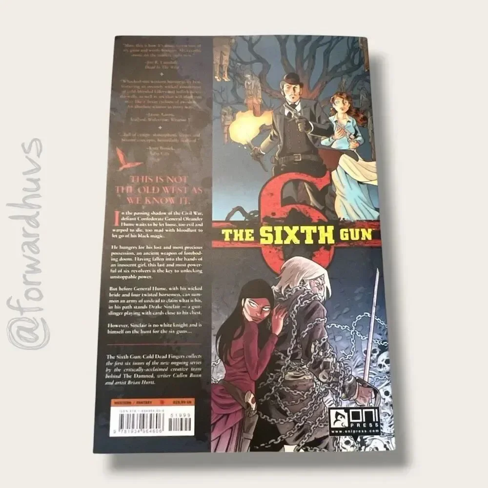 The Sixth Gun Book One Cold Dead Fingers Trade Paperback Western Fantasy Comic